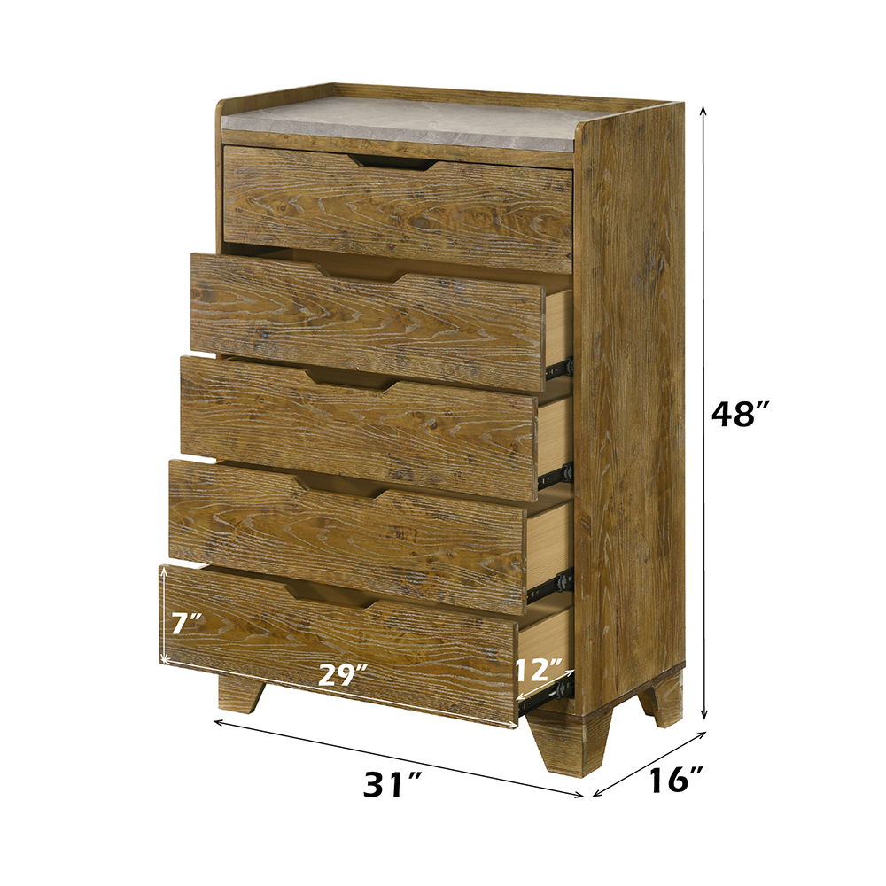 Garcia - Chest - Light Brown
