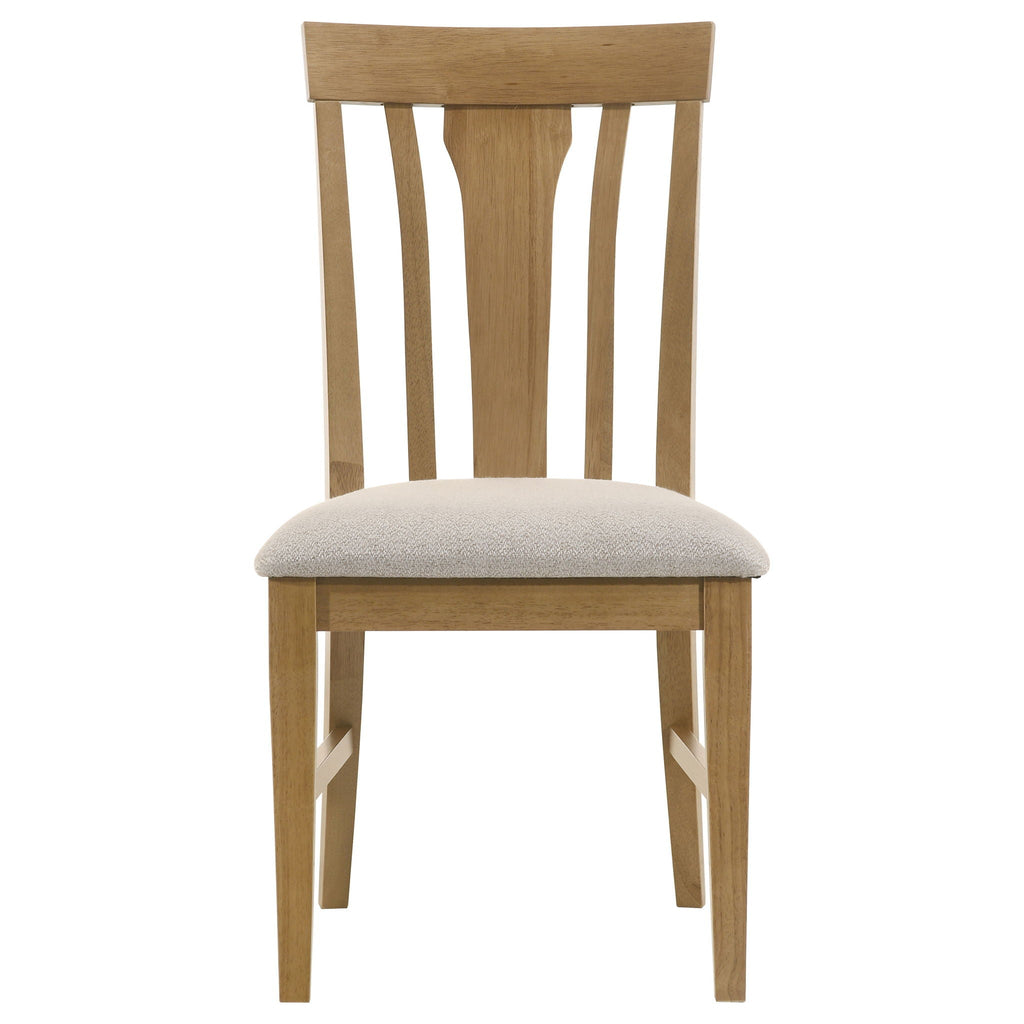 Hartville Dining Side Chair Natural Light Brown (Set of 2)