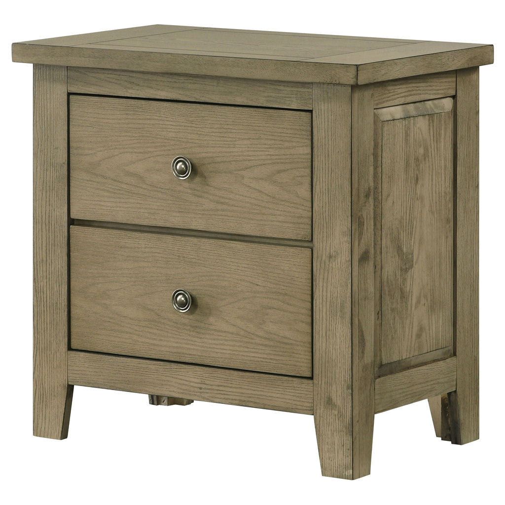 Hazlewood 2-drawer Nightstand Bedside Table Vineyard Oak