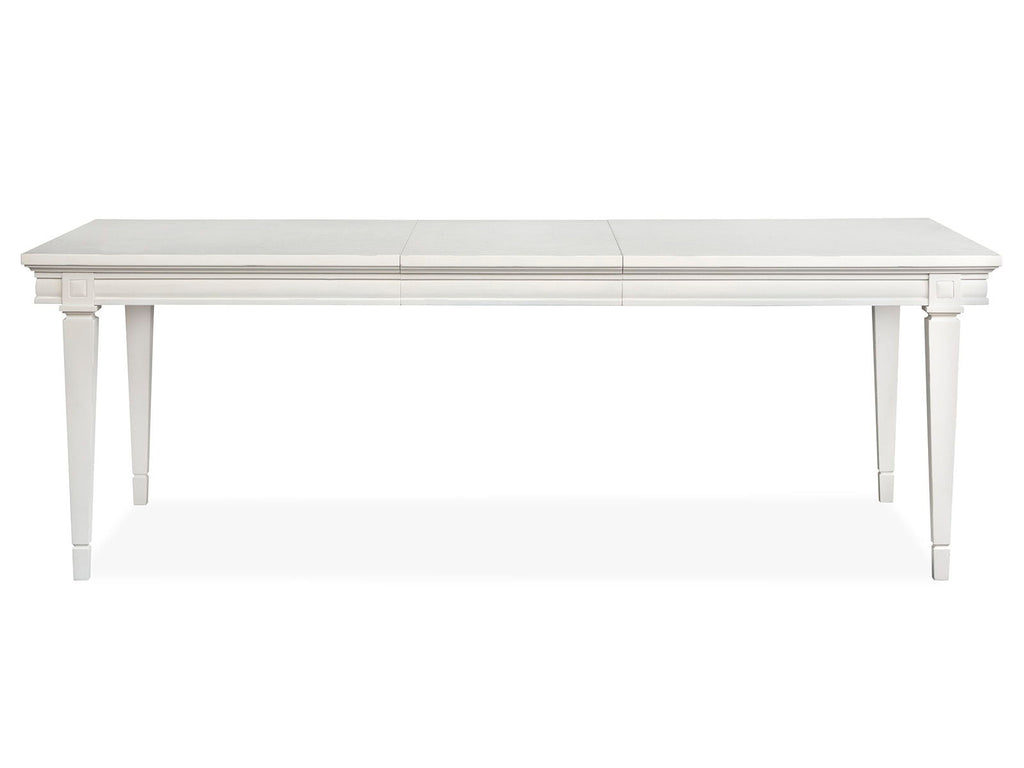 Willowbrook - Extendable Rectangular Dining Table - Egg Shell White