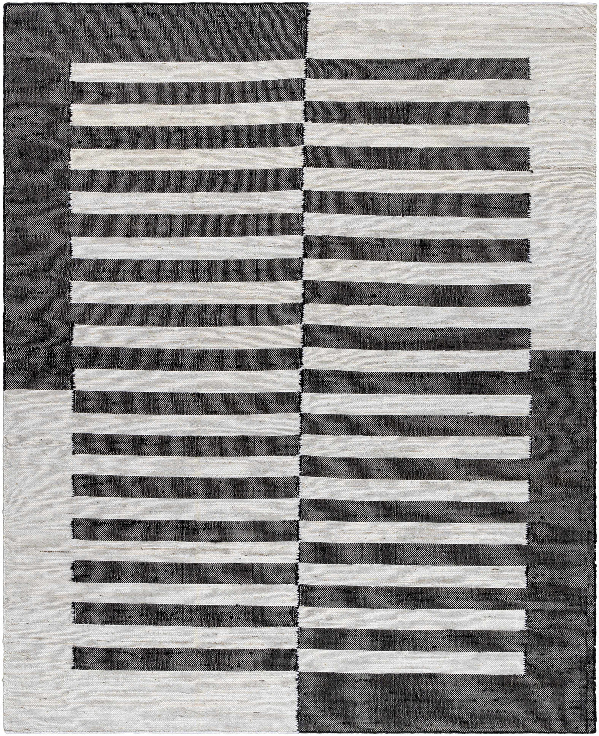 Soren Black&White Jute Area Rug