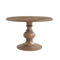 Round Pedestal Dining Table - Walnut