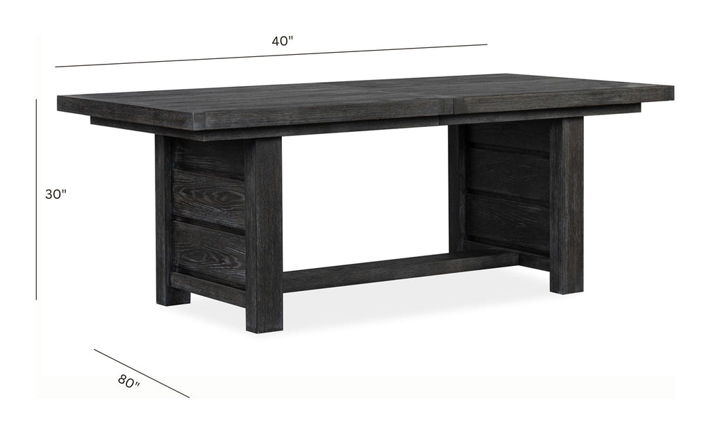 Plum Creek - Extendable Trestle Dining Table