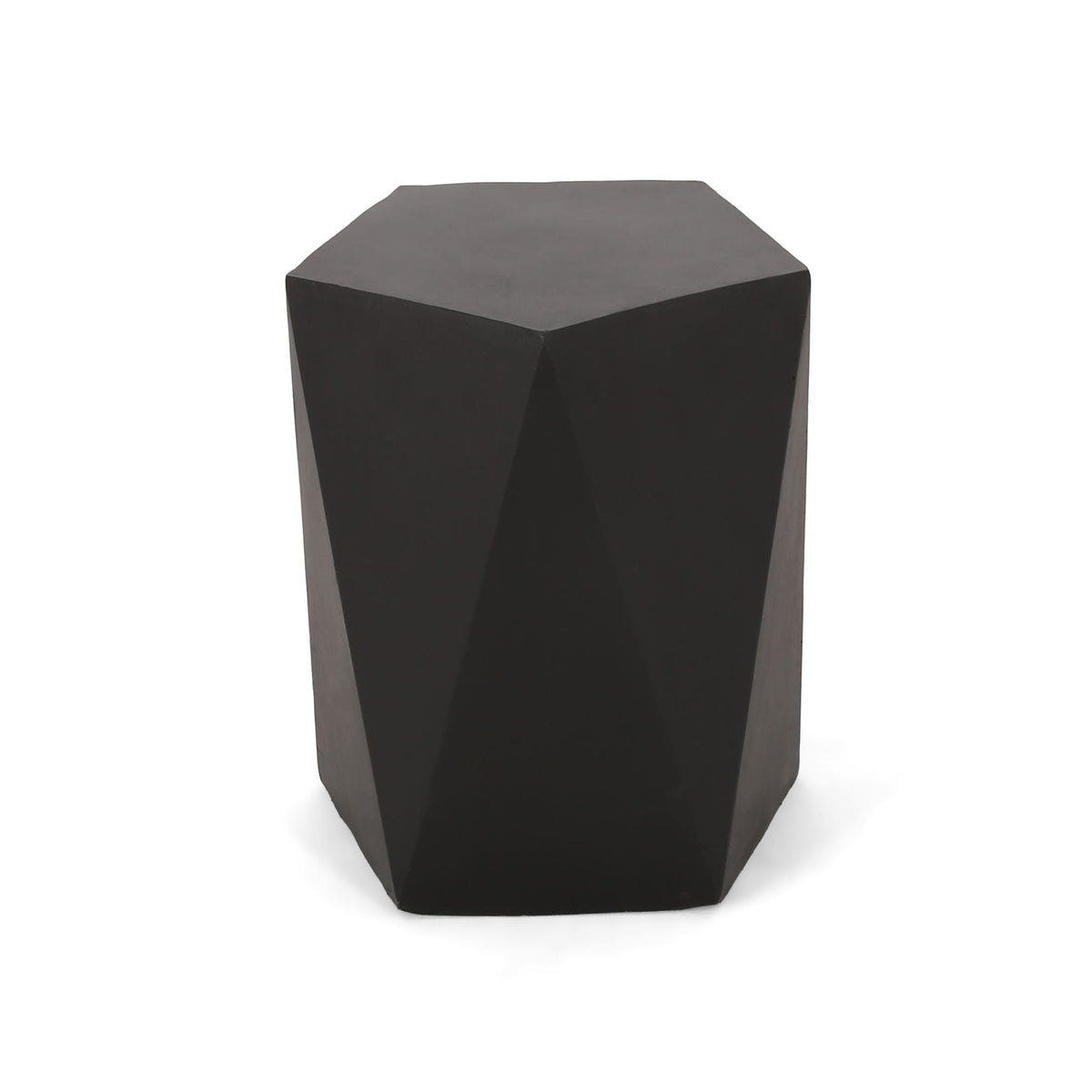 Side Table With Geometric Design