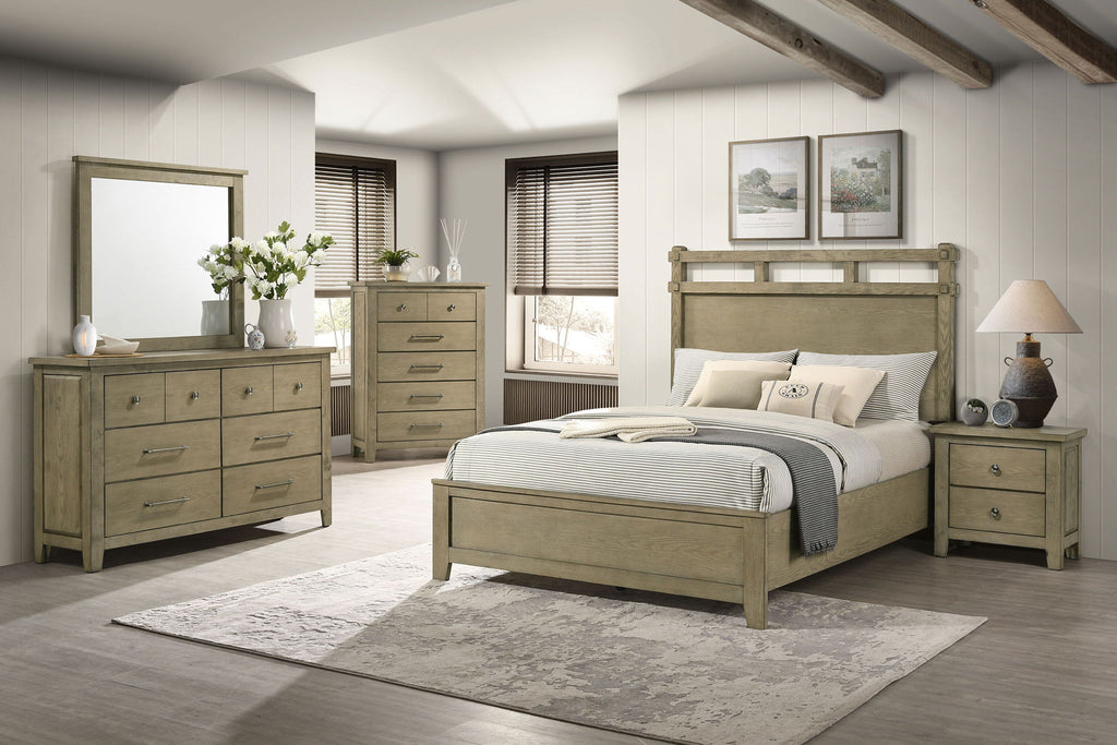 Hazlewood 5-piece Queen Bedroom Set Vineyard Oak