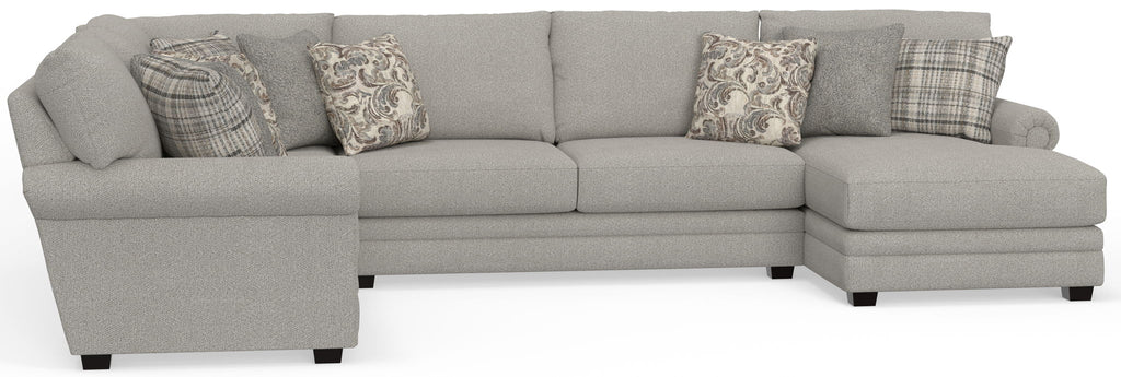 Livingston - Sectional With Comfort Coil Seating And Accent Pillows Included