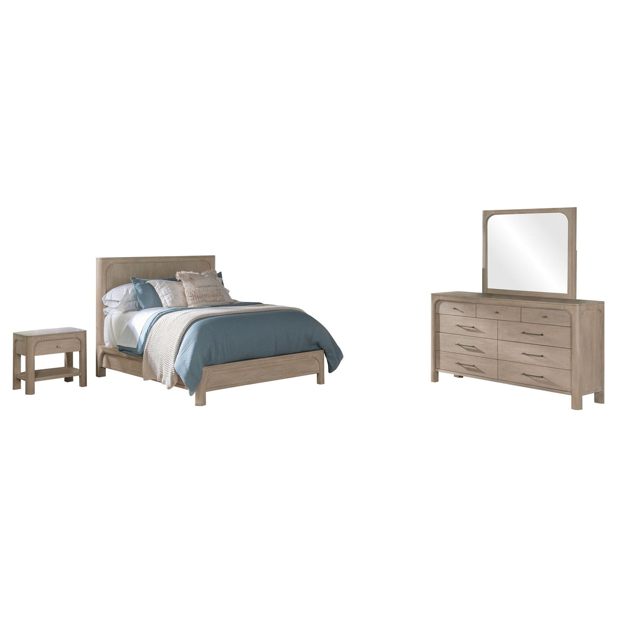 Solano 4-piece Queen Bedroom Set Weathered Mango