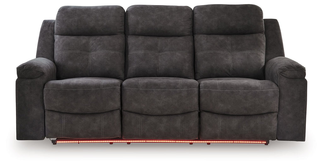 Brysonview - Reclining Sofa - Charcoal