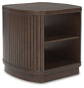Korestone - Square End Table - Dark Brown
