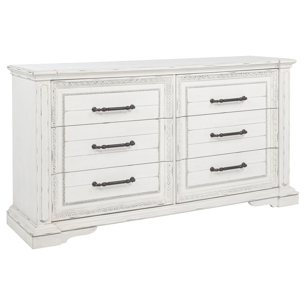 McKinney 5-piece Eastern King Bedroom Set Vintage White