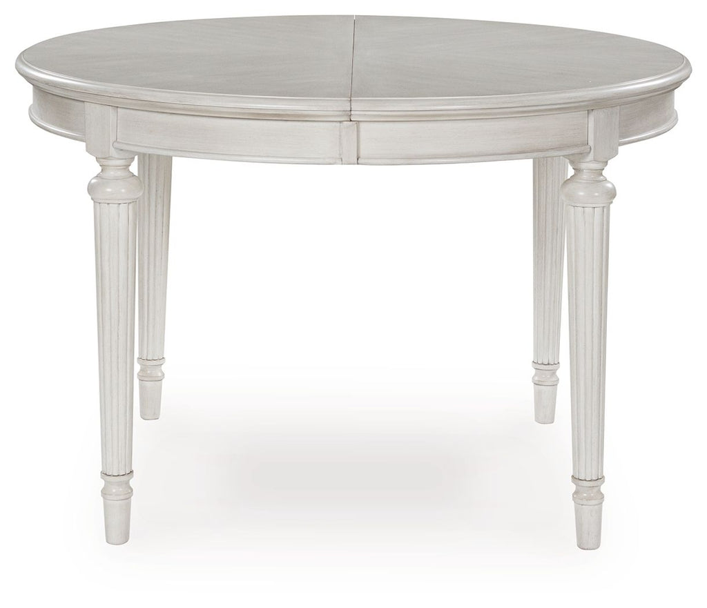 Montelaine - Oval Dining Room Extension Table - Antique White