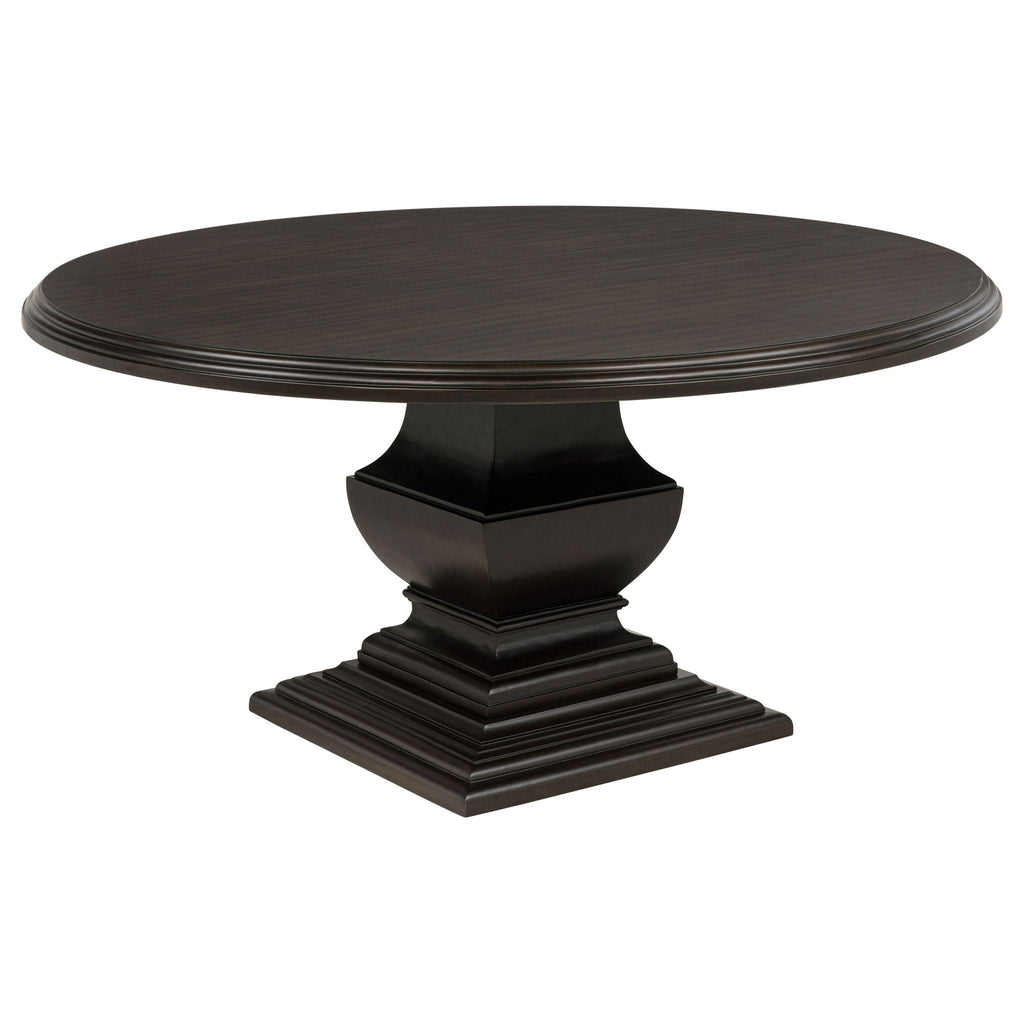 Twyla 5-piece Round Wood Dining Room Table Set Dark Cocoa