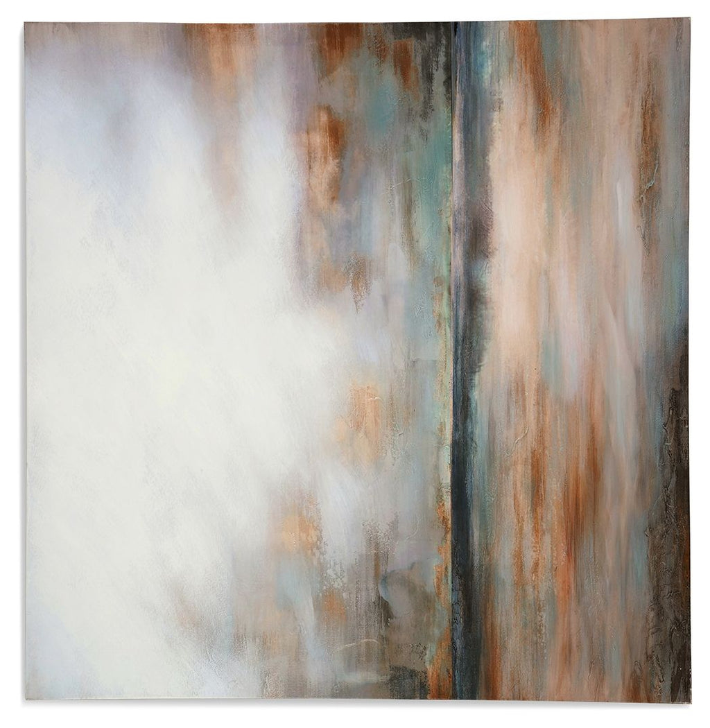 Weatheridge - Wall Art - Grey / Gold