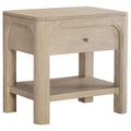 Solano 1-drawer Nightstand Bedside Table Weathered Mango