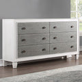 Katia - Dresser - Rustic Gray & Weathered White