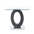 End Table - Brown White