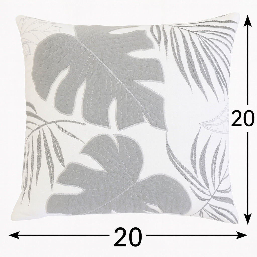 Autumn Vibes Leaf Accent Pillow