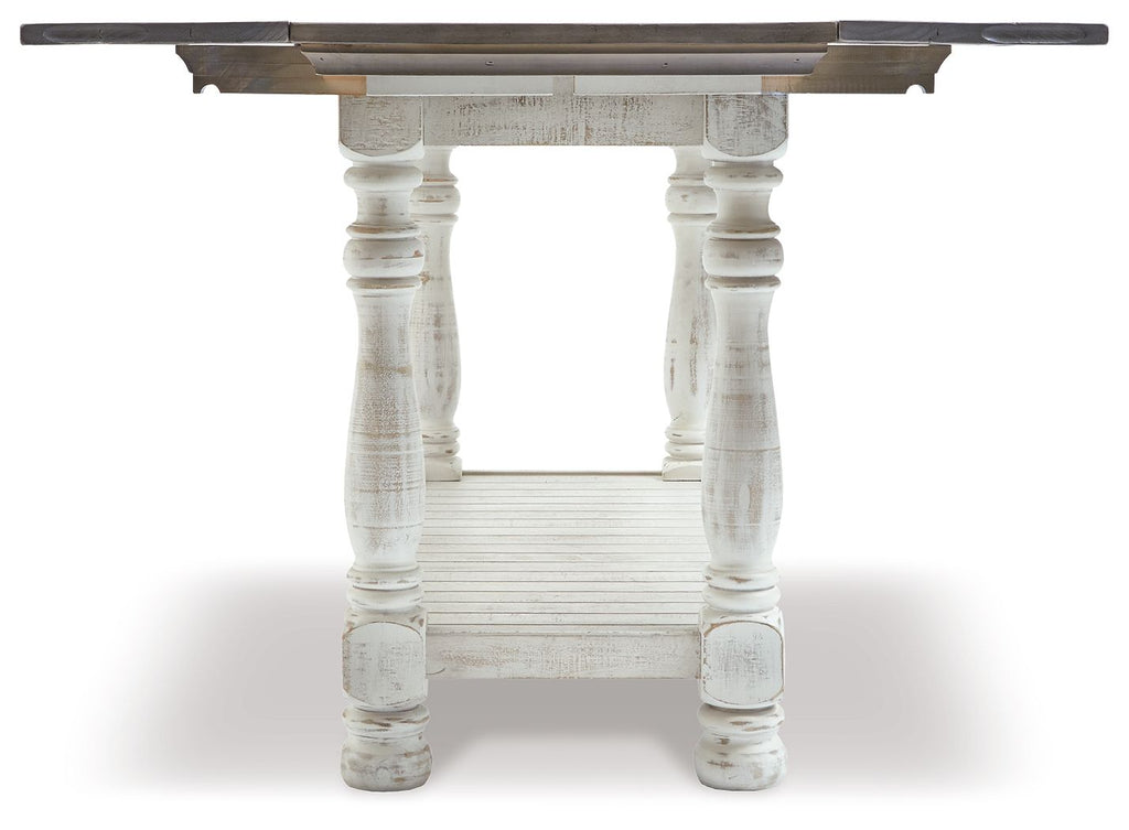Havalance - Flip Top Sofa Table - Gray / White