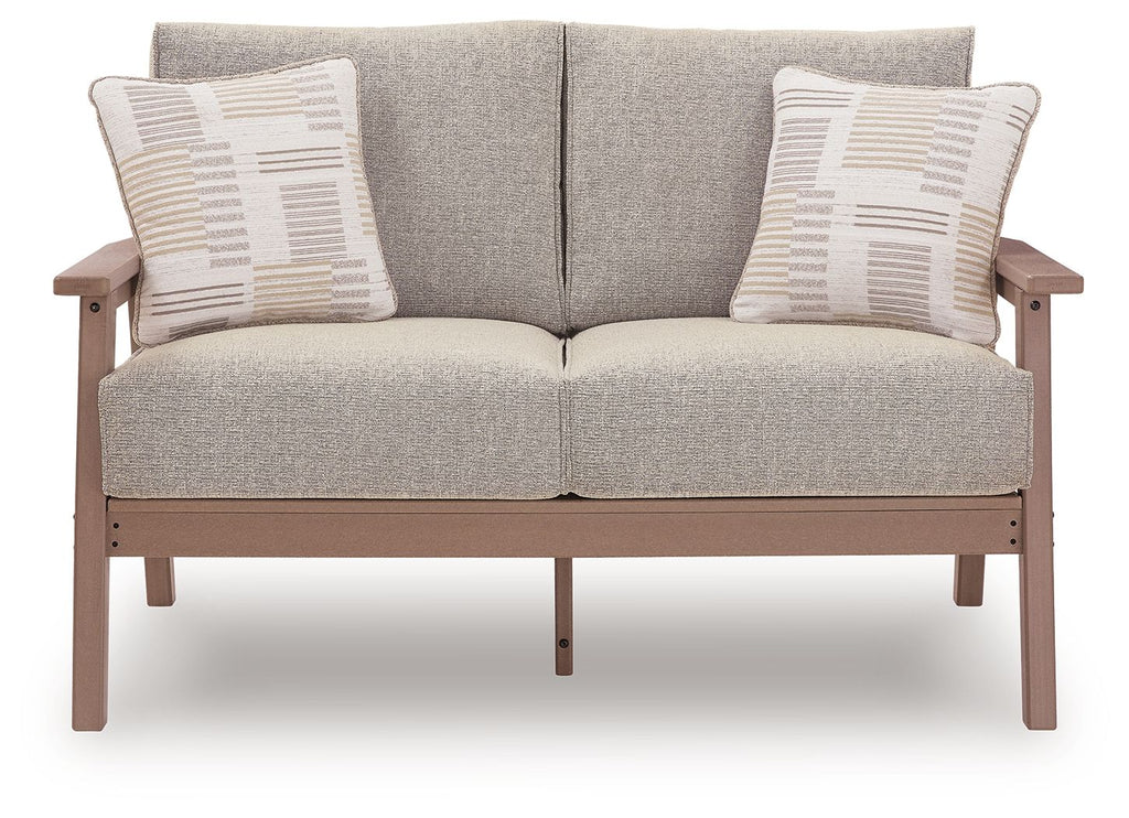 Grover Beach - Loveseat With Cushion - Driftwood