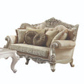 Bently - Loveseat With 5 Pillows (Same Lv01580) - Fabric & Champagne