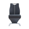 Anne - Dining Chairs (Set of 2) - Gray Pu