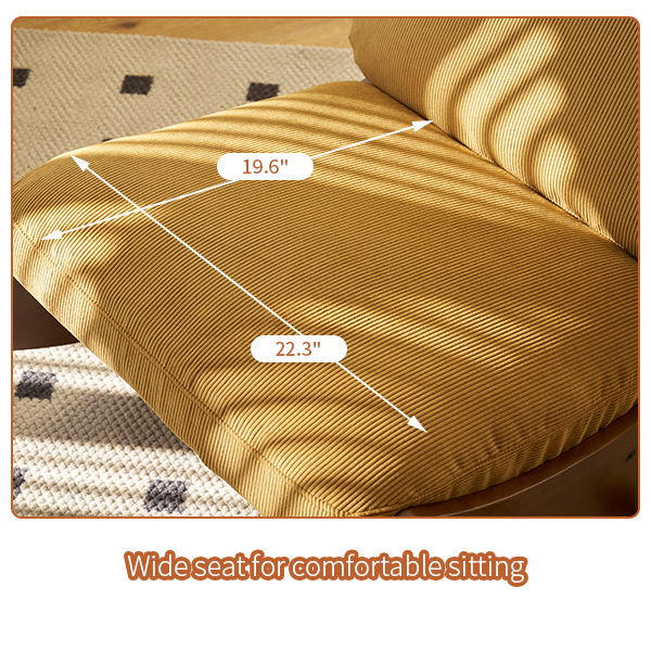 Comfortable High-Quality Upholstery Glider Rocking Chair