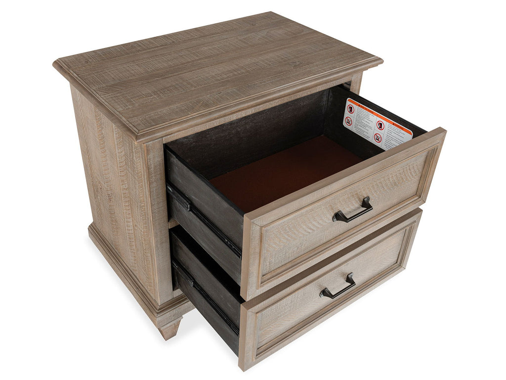 Lancaster - Drawer Nightstand - Dovetail Gray