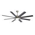 Ceiling Fan With Dimmable LED Light, 8 Blades, Reversible DC Motor, Remote Control