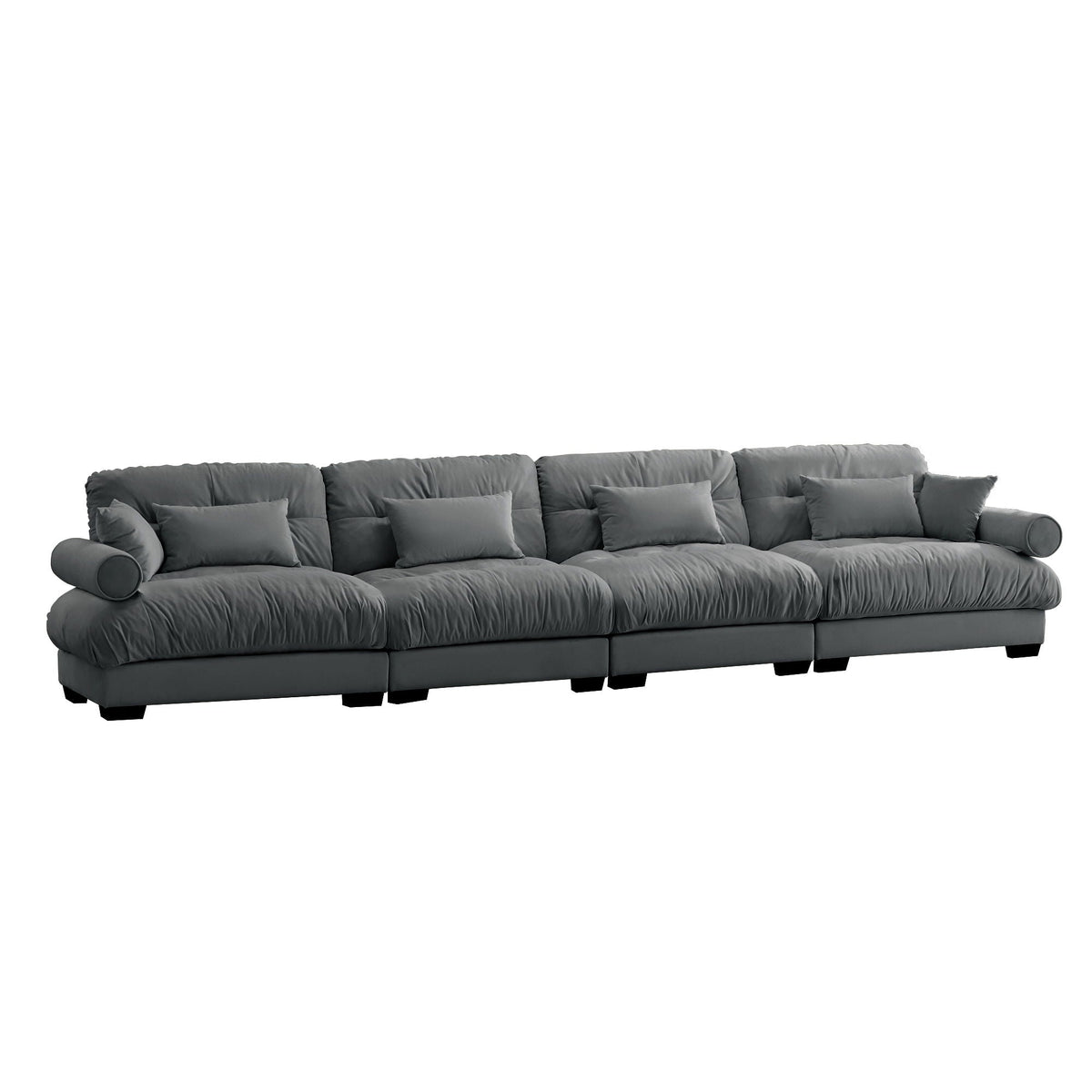 Super Comfort Oversized Modular Sectional Sofa, Deep Seat Convertible L Shaped Couch