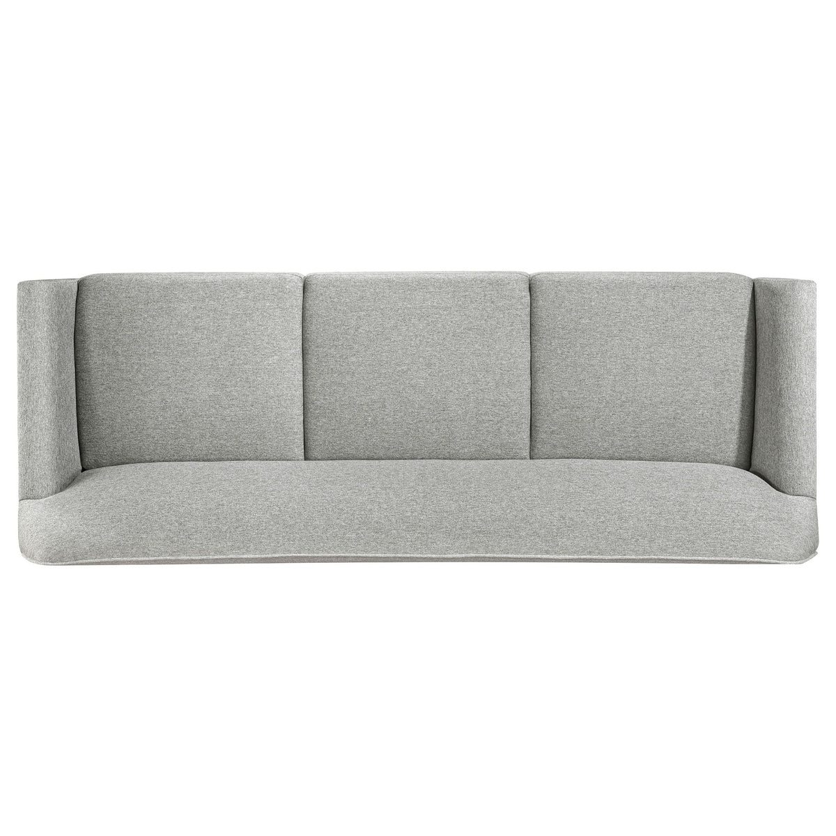 Vaughn 3-piece Fabric Upholstered Flared Arm Sofa Set Grey