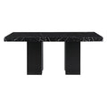 Jhoanna - 5 Pieces Dining Table Set - Black