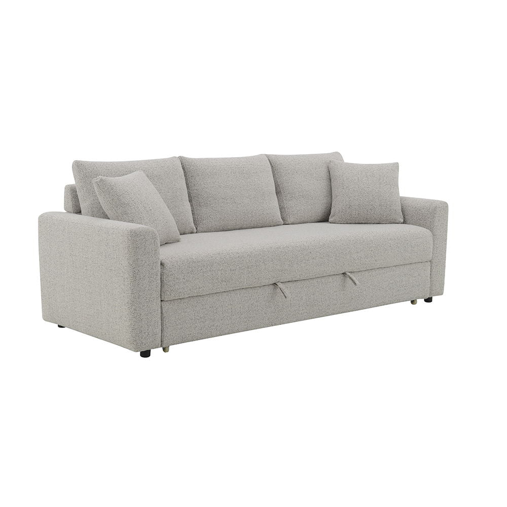 Connie - Sofa With Sleeper - Gray Boucle