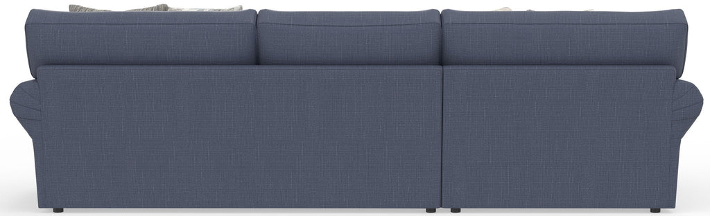 Cape May - Sofa Chaise With Comfort Coil Seating And 5 Accent Pillows Included