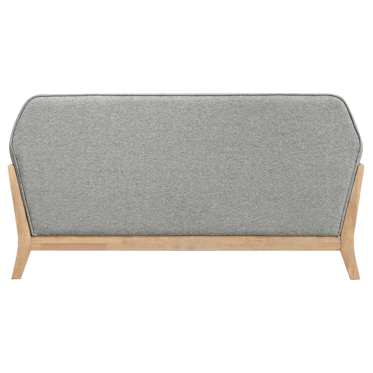 Vaughn Fabric Upholstered Flared Arm Loveseat Grey
