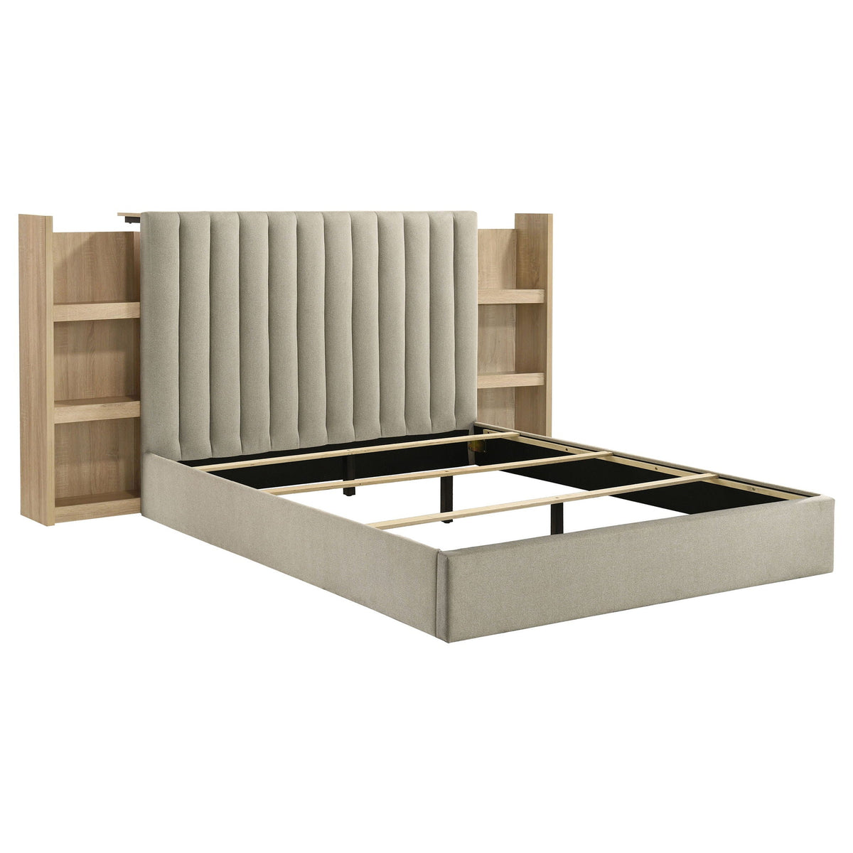 Arielle 5-piece Queen Bedroom Set Light Oak