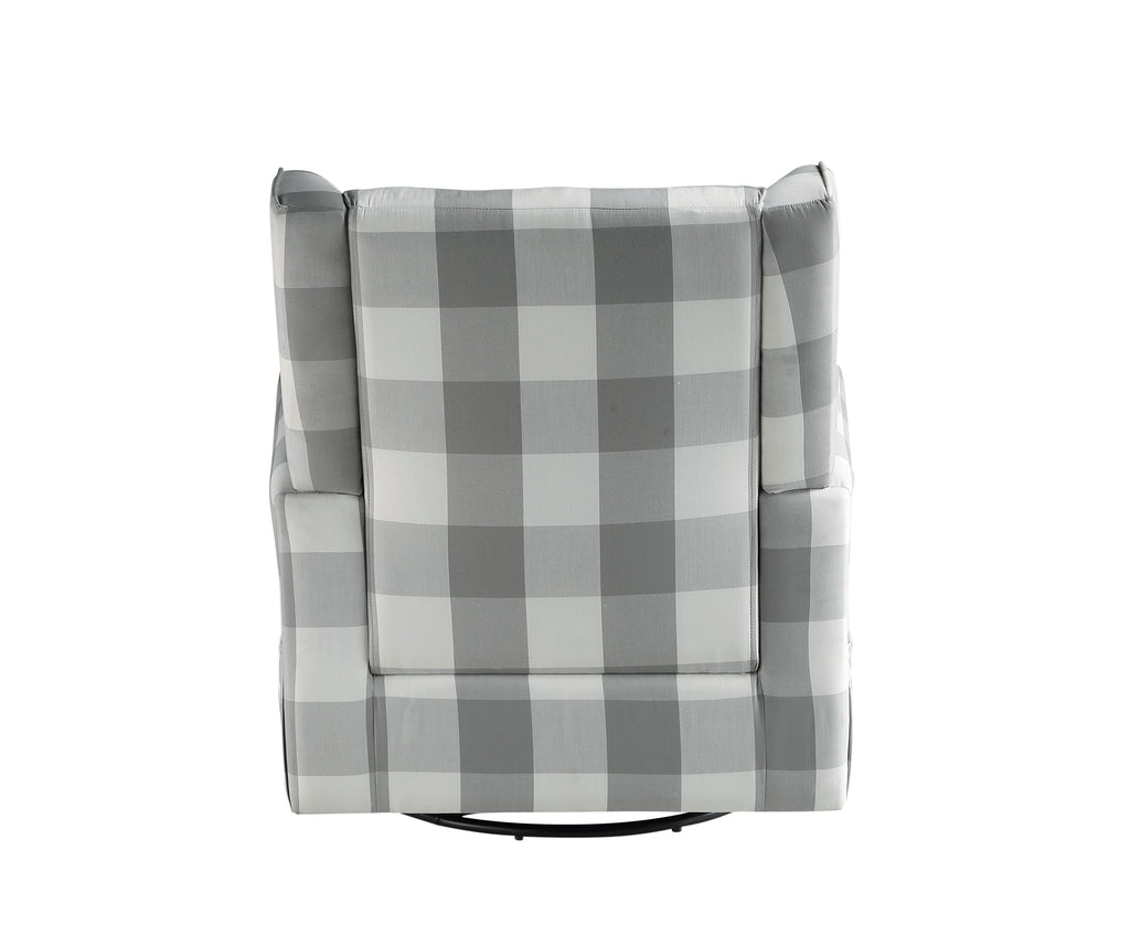Patli - Glider Chair With Swivel - Gray