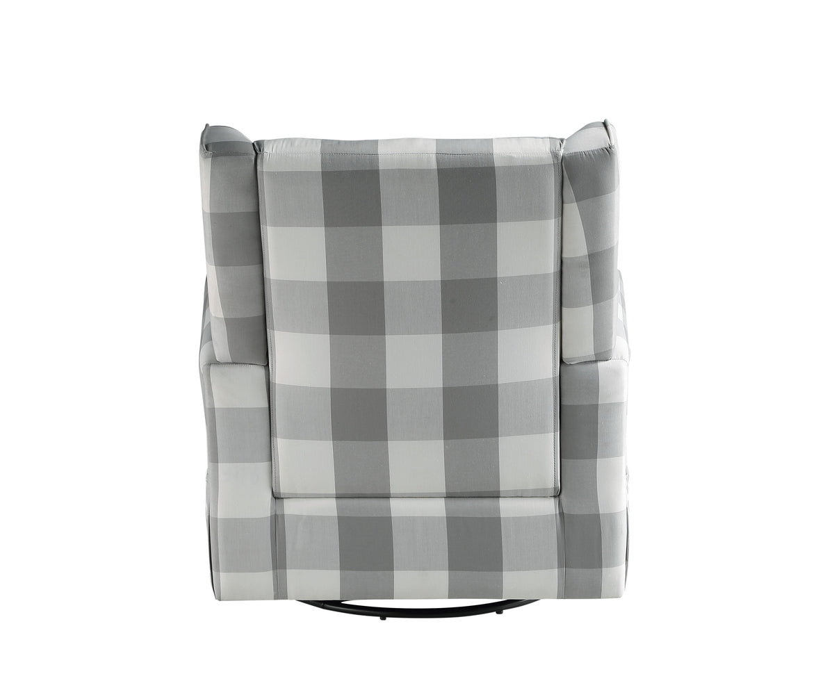 Patli - Glider Chair With Swivel - Gray