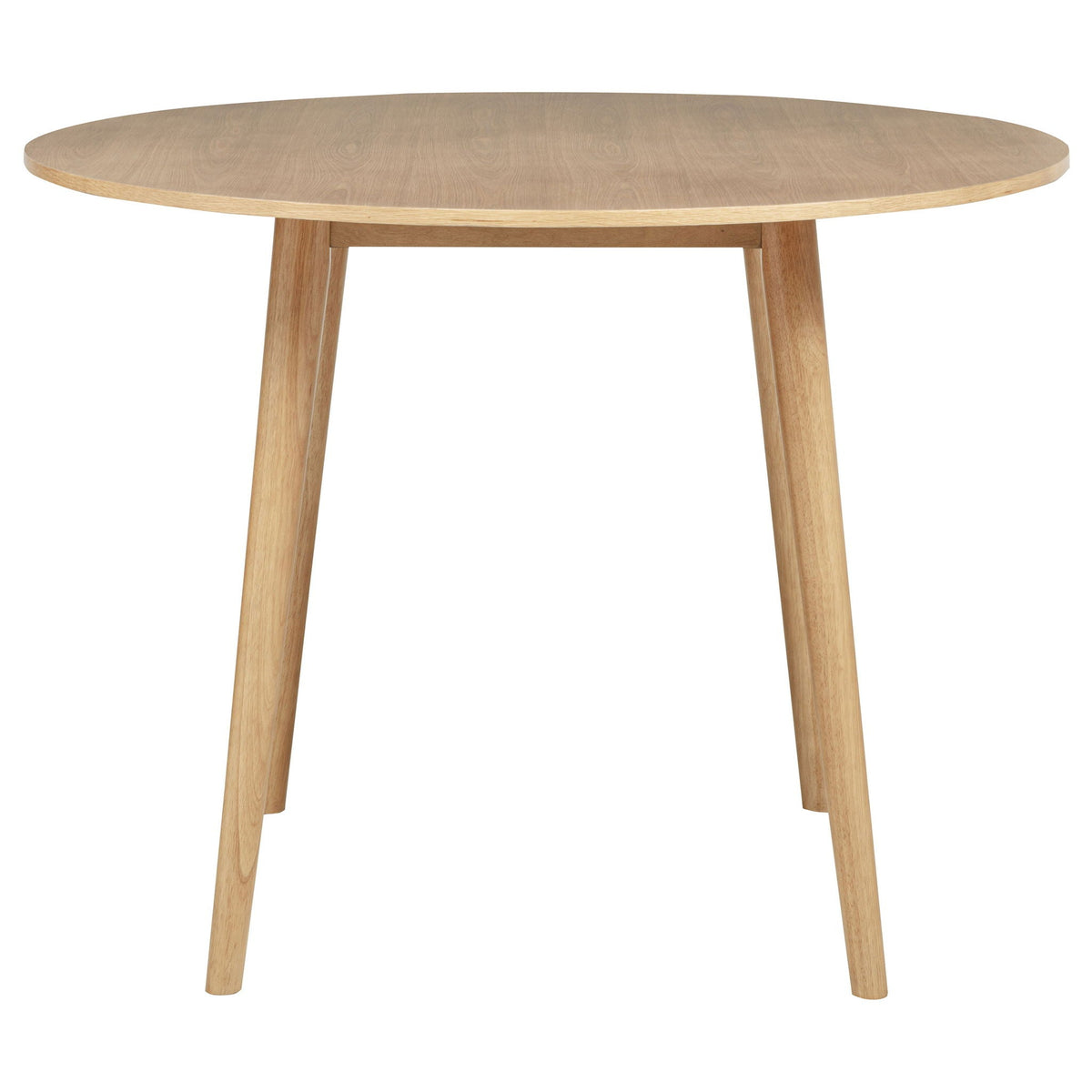 Andrews 5-piece Round Counter Dining Set Light Ash and Black