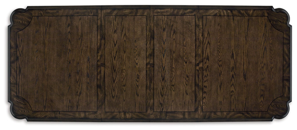 Maylee - Dining Extension Table - Dark Brown