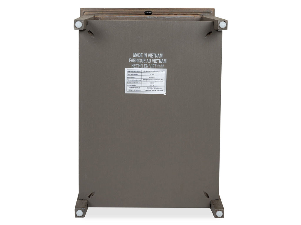 Paxton Place - Rectangular End Table - Dovetail Gray