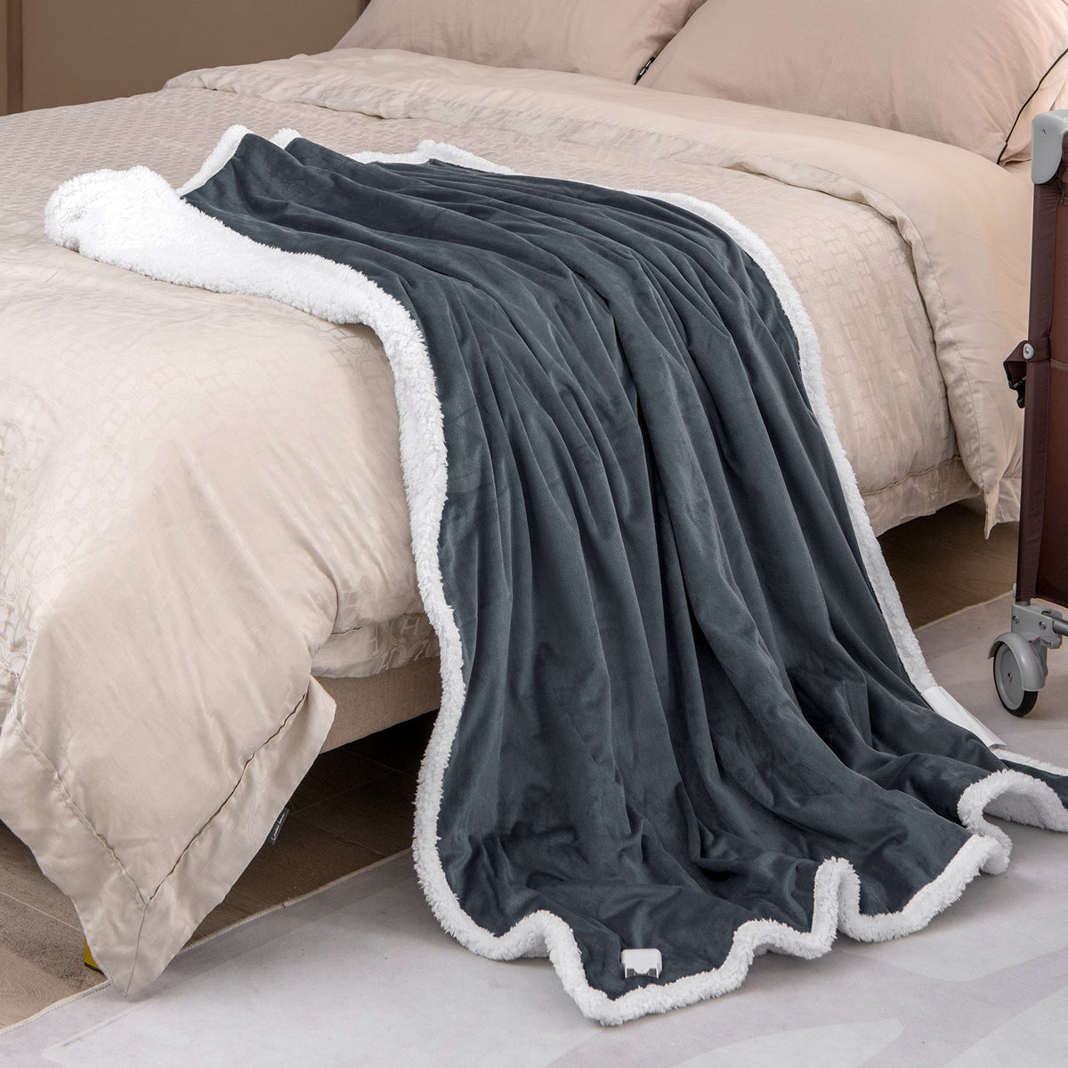 Heated Electric Blanket Throw with 10 Heat Levels