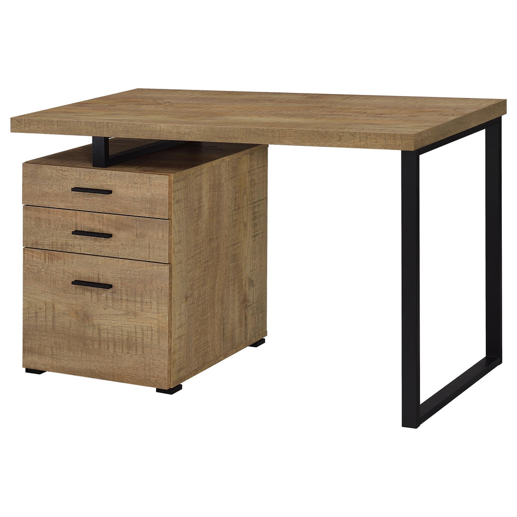 Brennan 47-inch 3-drawer Office Computer Desk Mango