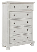 Robbinsdale - Five Drawer Chest - Antique White