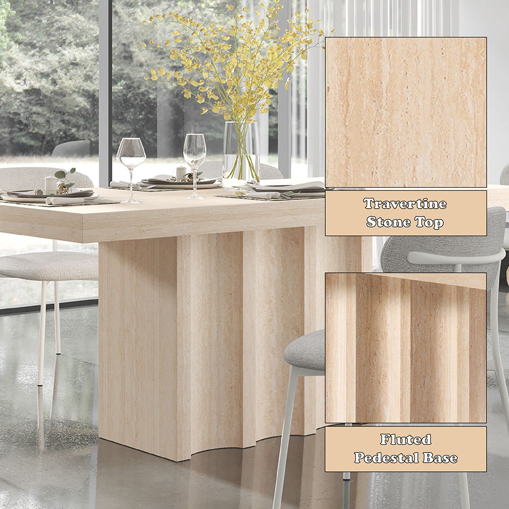 Inca - Dining Table - Beige