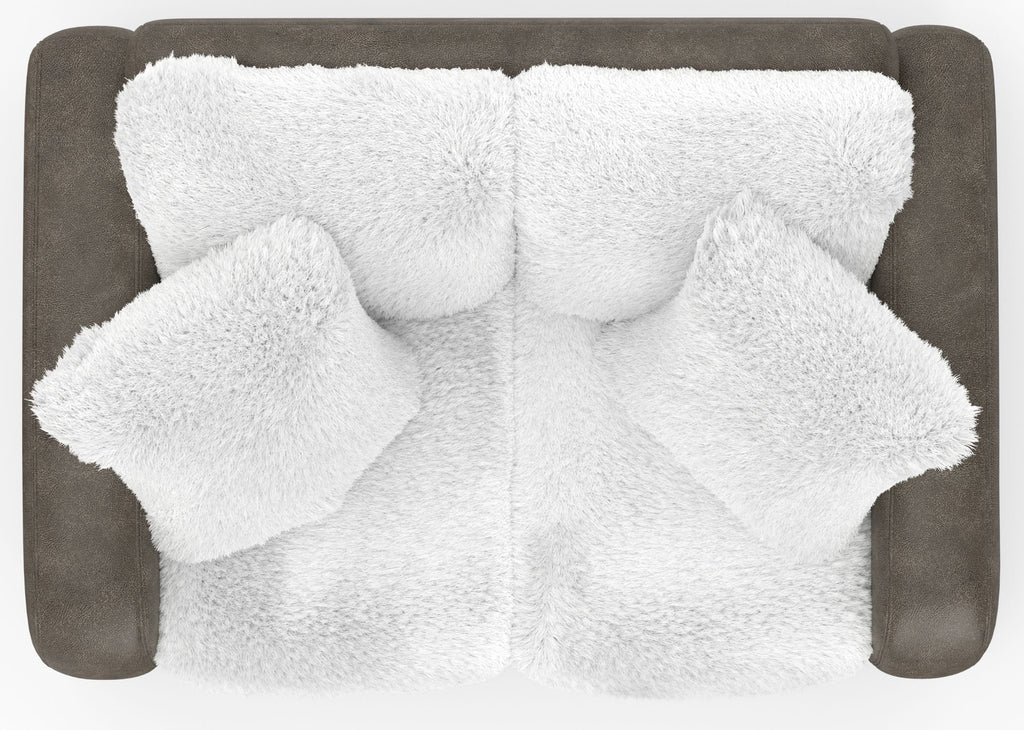 Snowball - Loveseat - Taupe / Natural
