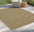 Earth - 7'10" X 10'3" Indoor, Outdoor Area Rug - Natural, Mocha