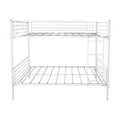 Space Saving Bunk Bed With Metal Frame And Ladder