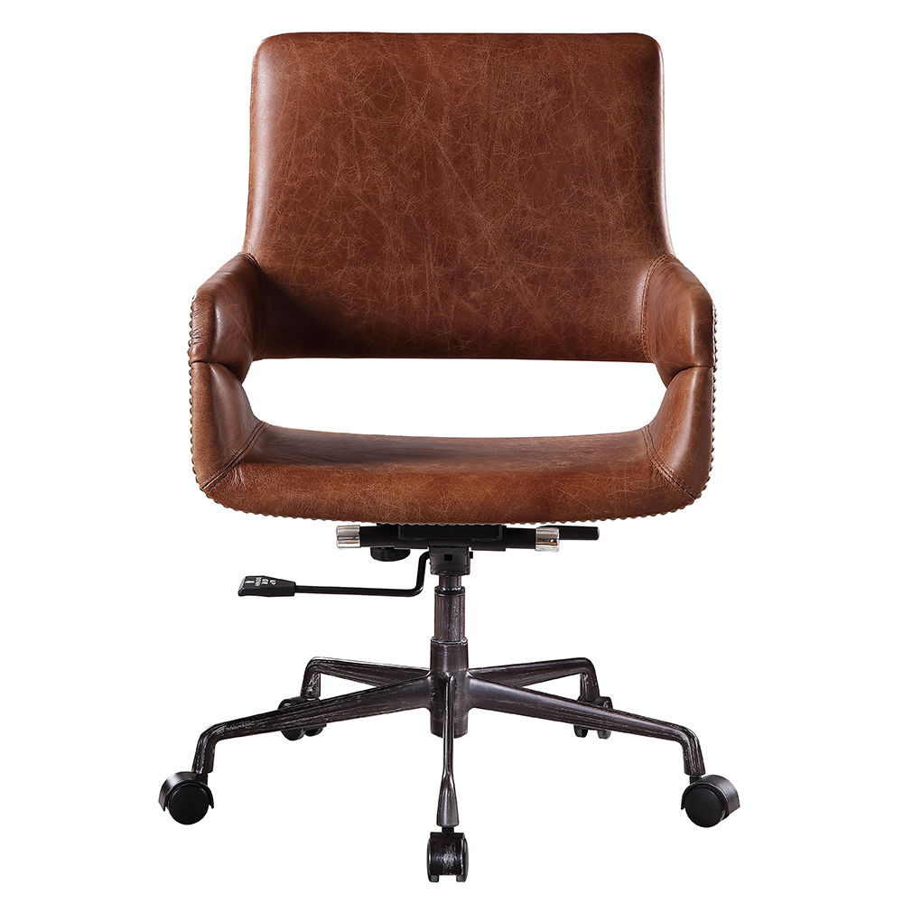 Kamau - Office Chair - Vintage Cocoa Top Grain Leather