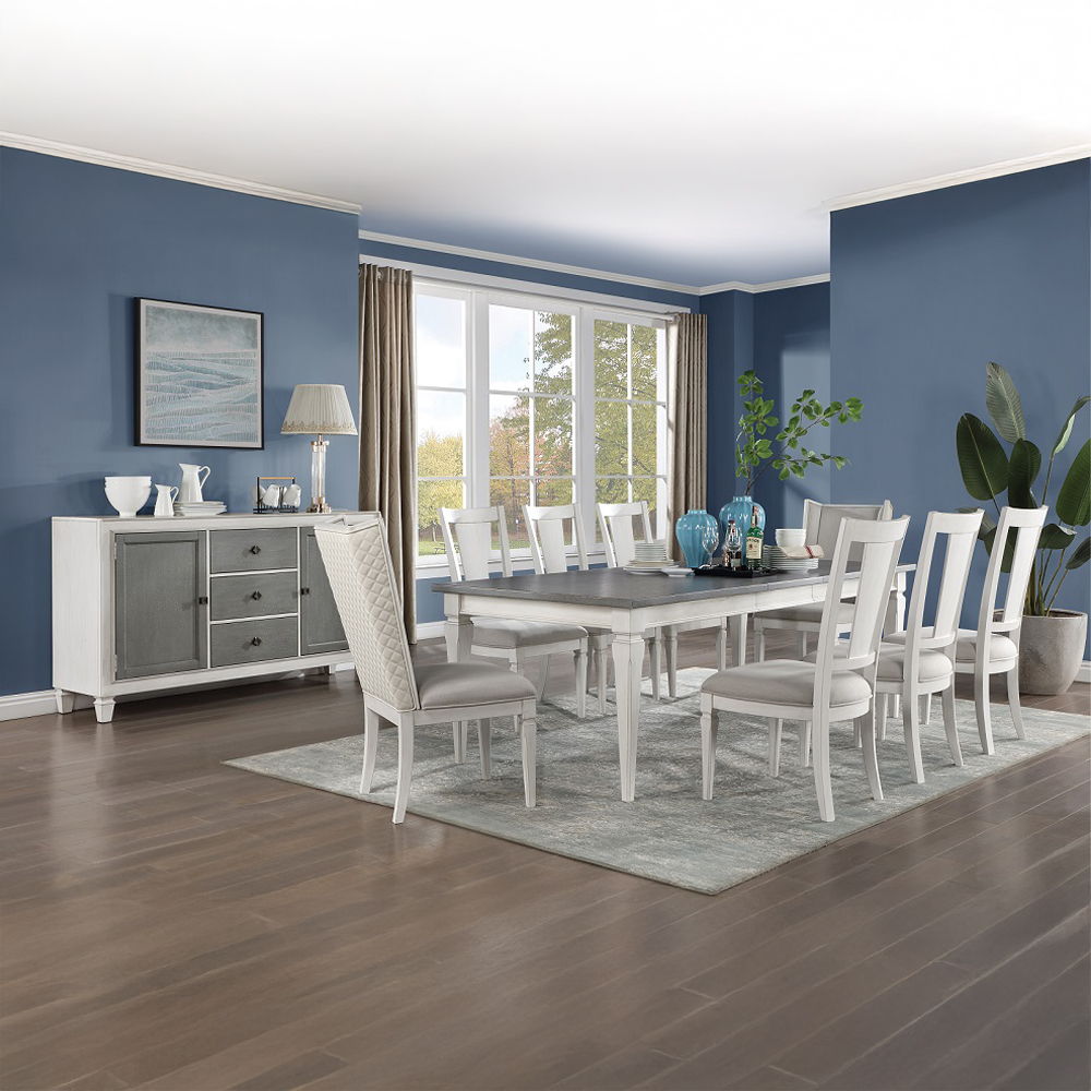 Katia - Server - Rustic Gray & Weathered White