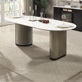 Clayten - Dining Table - Engineered Top & Light Oak